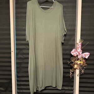Terra & Sky Green Dress